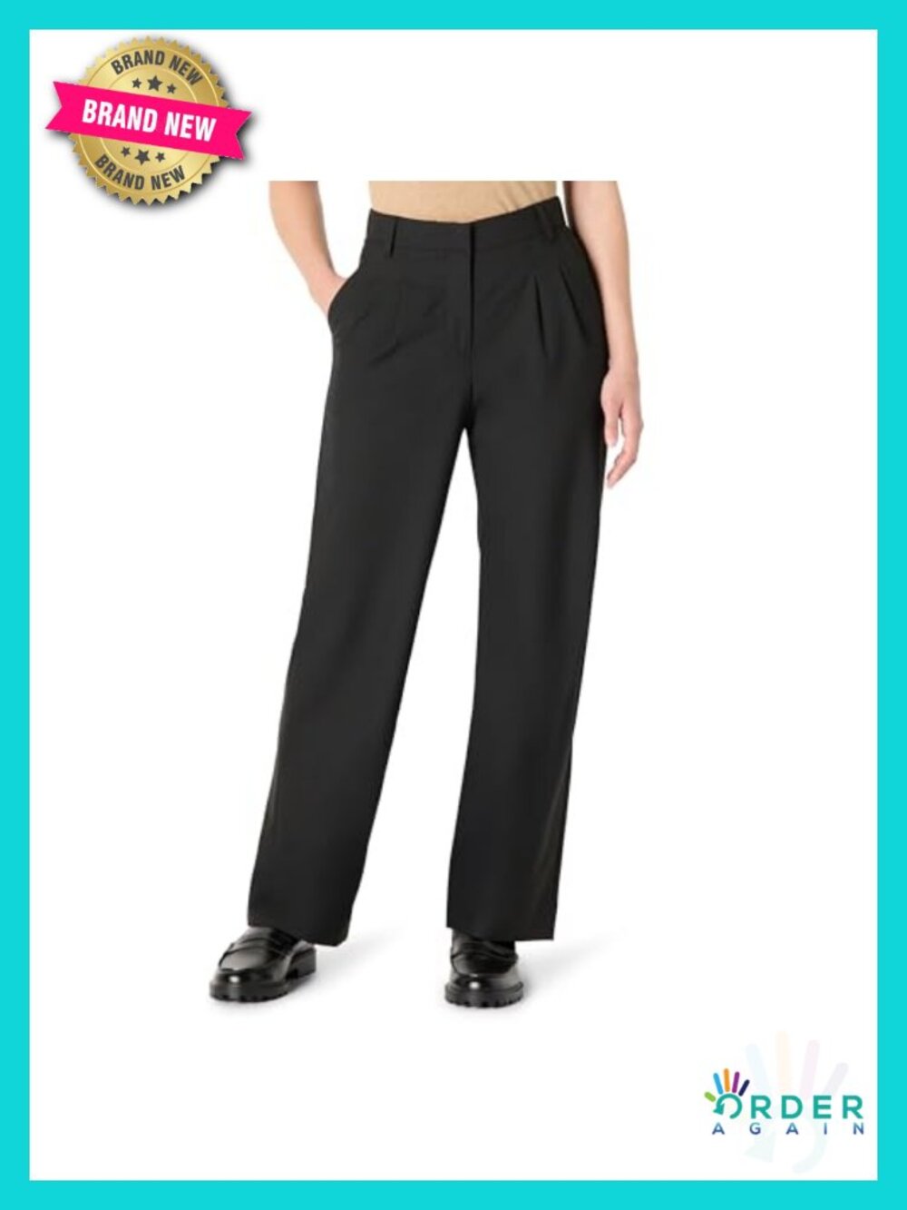 Women's Relaxed-Fit Wide Leg Dress Pant - 30" Inseam